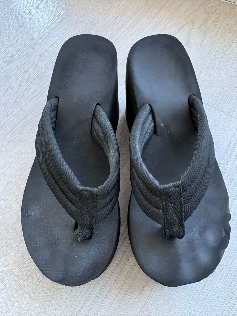 Women’s Platform Wedge Flip Flops - Picture 9 of 15